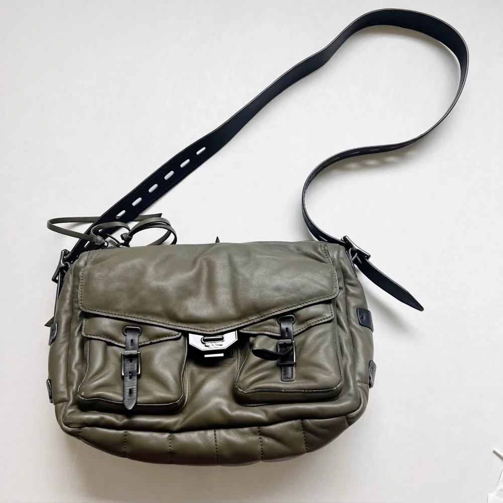 Rag & Bone Field Puffer Crossbody Bag Leather